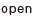 open